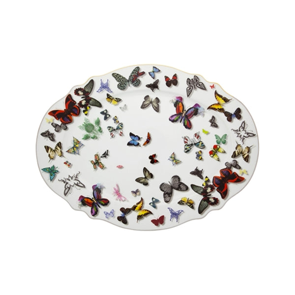 VISTA ALEGRE BUTTERFLY PARADE LARGE PLATTER