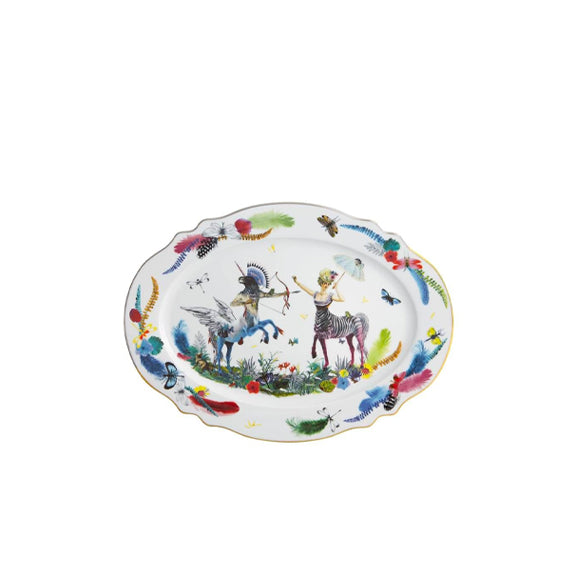 VISTA ALEGRE CHRISTIAN LACROIX - CARIBE - LARGE OVAL PLATTER