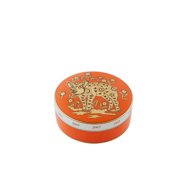 VISTA ALEGRE GOLDEN - LARGE ROUND BOX PIG