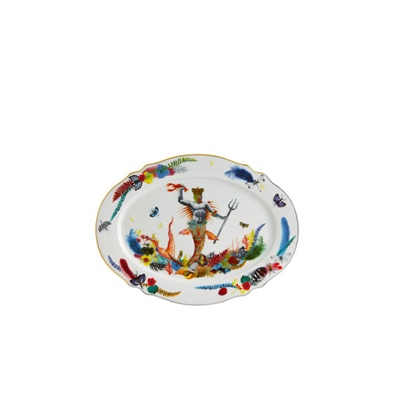 VISTA ALEGRE CHRISTIAN LACROIX - CARIBE - MEDIUM OVAL PLATTER