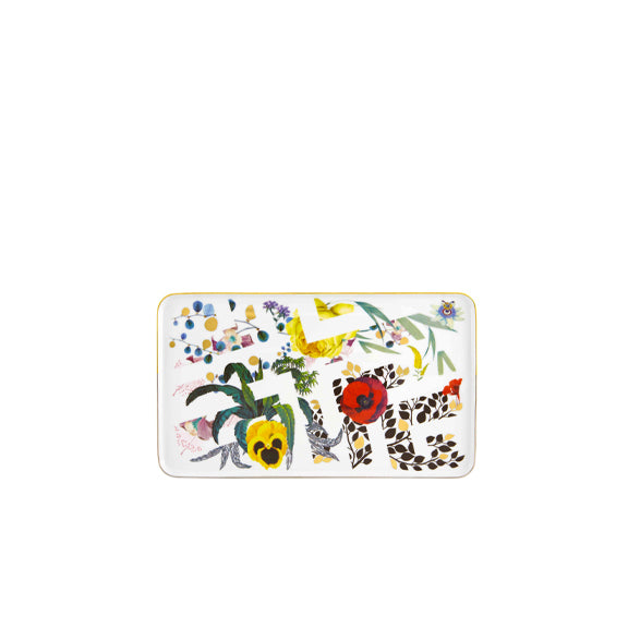 VISTA ALEGRE CHRISTIAN LACROIX - PRIMAVERA - SMALL RECTANGULAR PLATTER